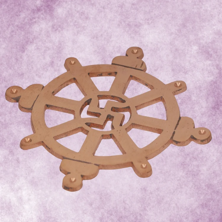 Copper Swastik Wheel